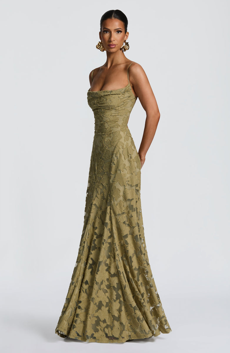 AURELIA MAXI DRESS - SAGE