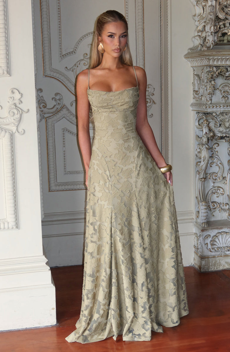 AURELIA MAXI DRESS - SAGE