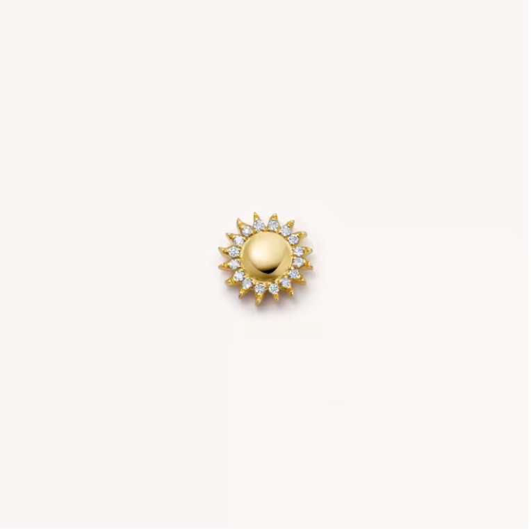 Aureo™ Golden Link Chain Necklace with Octagon Glass Pendant