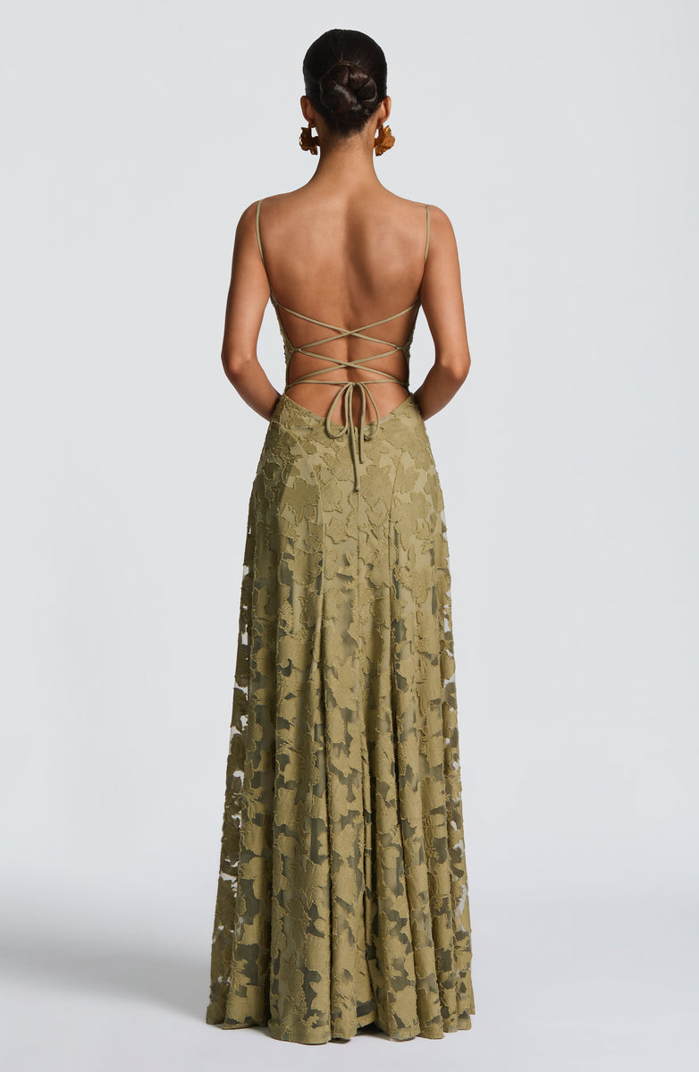AURELIA MAXI DRESS - SAGE
