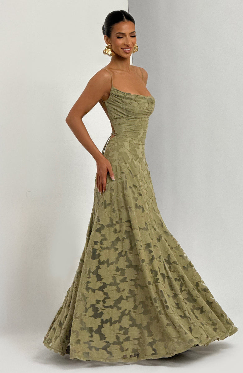 AURELIA MAXI DRESS - SAGE