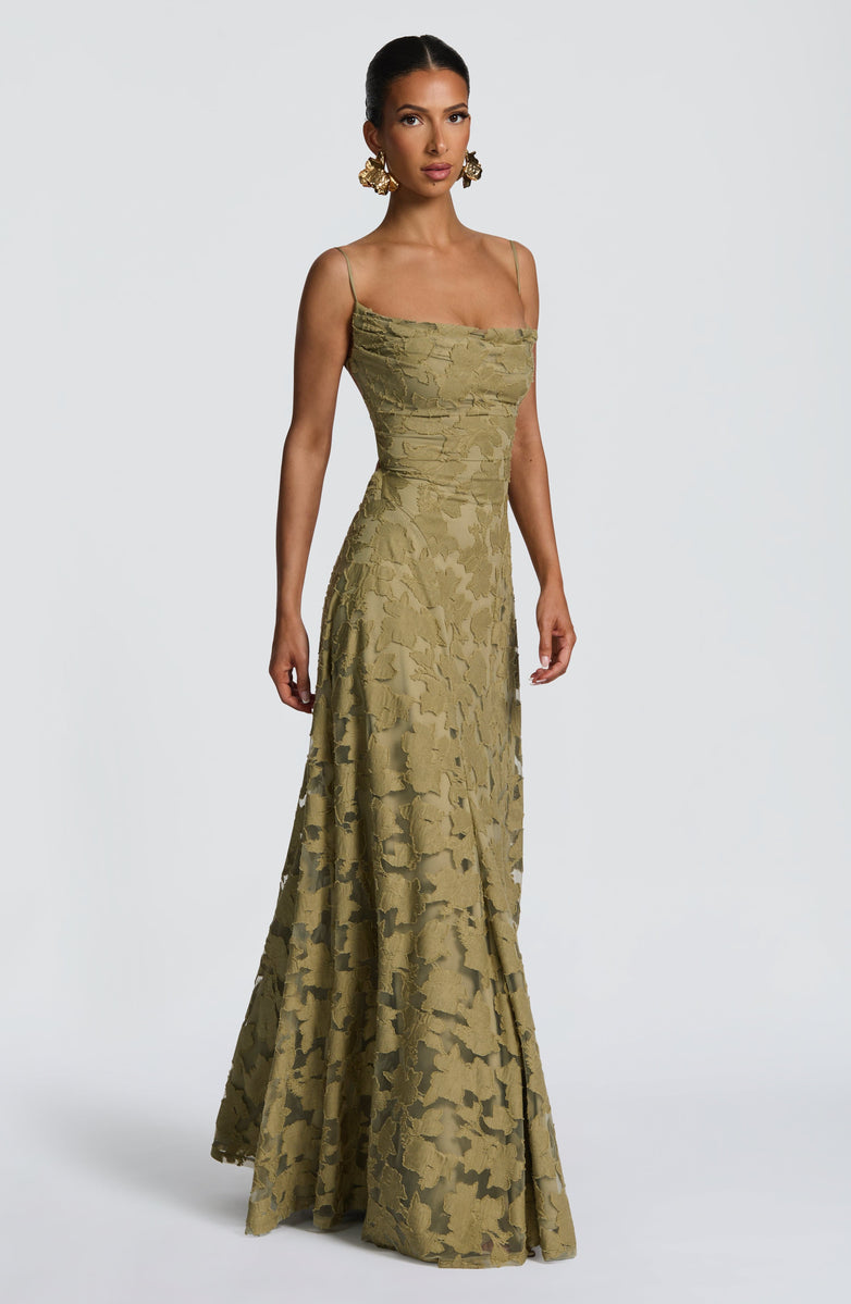 AURELIA MAXI DRESS - SAGE