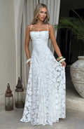 AURELIA MAXI DRESS - CRYSTAL WHITE