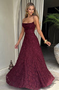 AURELIA MAXI DRESS - CHERRY