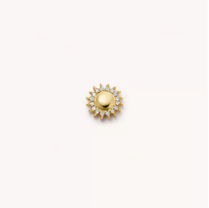 Aureo™ Golden Link Chain Necklace with Octagon Glass Pendant